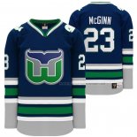 Maillot Hockey Hartford Whalers Brock Mcginn Heritage Night Throwback Bleu