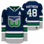 Maillot Hockey Hartford Whalers Jordan Martinook Heritage Night Throwback Bleu