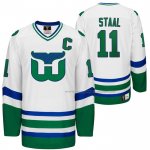 Maillot Hockey Hartford Whalers Jordan Staal Heritage Night Throwback Blanc