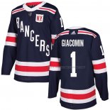 Maillot Hockey New York Rangers Eddie Giacomin 2018 Winter Classic Bleu