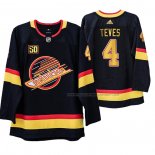 Maillot Hockey Vancouver Canucks Josh Teves 50 Anniversaire 90's Flying Skate Noir