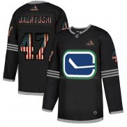 Maillot Hockey Vancouver Canucks Sven Baertschi 2020 USA Flag Noir