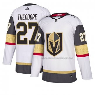 Maillot Hockey Vegas Golden Knights Shea Theodore Blanc 2018 Exterieur Joueur