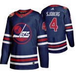 Maillot Hockey Winnipeg Jets Lars Erik Sjoberg Heritage Classic 2019-20 Bleu