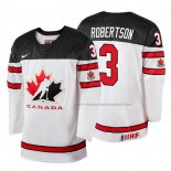 Maillot Hockey Canada Matthew Robertson 2018 Iihf World Championship Joueur Blanc