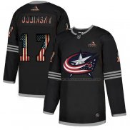 Maillot Hockey Columbus Blue Jackets Brandon Dubinsky 2020 USA Flag Noir