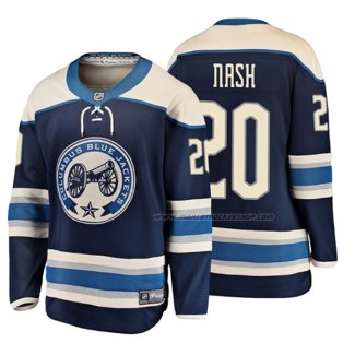 Maillot Hockey Enfant Columbus Blue Jackets Riley Nash 2019 Alterner Breakaway Bleu