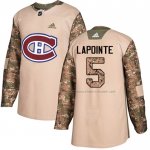 Maillot Hockey Enfant Montreal Canadiens Guy Lapointe Authentique 2017 Veterans Day Camouflage