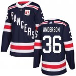 Maillot Hockey Enfant New York Rangers Glenn Anderson Authentique 2018 Winter Classic Bleu