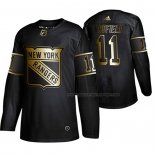 Maillot Hockey Golden Edition New York Rangers Vic Hadfield Retired Joueur Authentique Noir