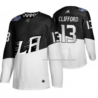 Maillot Hockey Los Angeles Kings Kyle Clifford 2020 Stadium Series Blanc Noir