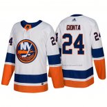 Maillot Hockey New York Islanders Stephen Gionta New Outfitted 2018 Blanc