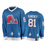 Maillot Hockey Quebec Nordiques Vladislav Kamenev Heritage Vintage Bleu