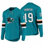 Maillot Hockey San Jose Sharks Joe Thornton Platinum Vert
