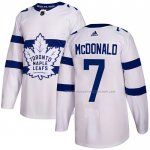 Maillot Hockey Toronto Maple Leafs Lanny Mcdonald Authentique 2018 Stadium Series Blanc