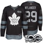 Maillot Hockey Toronto Maple Leafs William Nylander 1917-2017 100th Anniversaire Noir