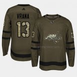 Maillot Hockey Washington Capitals Jakub Vrana 2018 Salute To Service Vert Militar