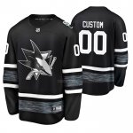 Maillot Hockey 2019 All Star San Jose Sharks Personnalise Noir