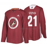 Maillot Hockey Arizona Coyotes Derek Stepan New Season Practice Maroon
