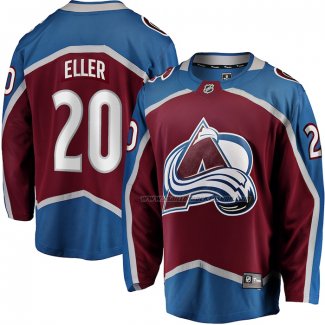Maillot Hockey Colorado Avalanche Lars Eller Domicile Breakaway Rouge