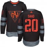 Maillot Hockey Enfant America del Norte Brandon Saad Premier 2016 World Cup Noir