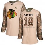 Maillot Hockey Femme Chicago Blackhawks Denis Savard Authentique 2017 Veterans Day Camouflage