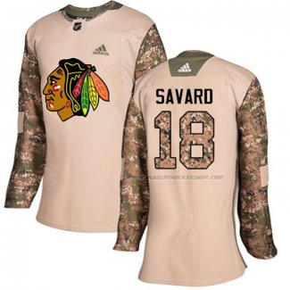 Maillot Hockey Femme Chicago Blackhawks Denis Savard Authentique 2017 Veterans Day Camouflage