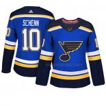 Maillot Hockey Femme St. Louis Blues Brayden Schenn Authentique Joueur Bleu