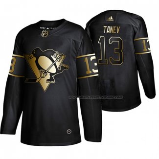 Maillot Hockey Golden Edition Pittsburgh Penguins Brandon Tanev Authentique Noir