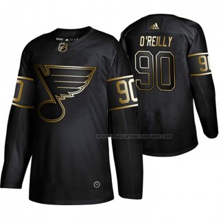 Maillot Hockey Golden Edition St. Louis Blues Ryan O'reilly Authentique Noir
