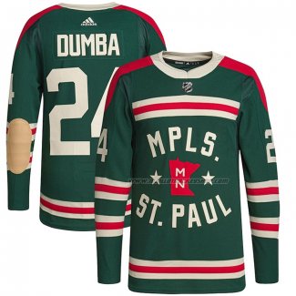 Maillot Hockey Minnesota Wild Matt Dumba Authentique 2022 Winter Classic Vert
