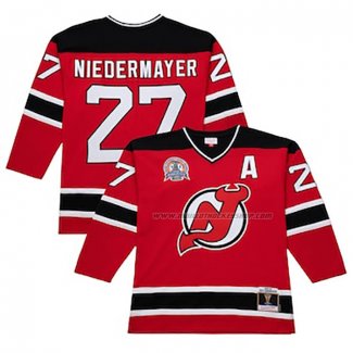 Maillot Hockey New Jersey Devils Scott Niedermayer Mitchell & Ness 2002-03 Rouge