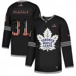 Maillot Hockey Toronto Maple Leafs Frederik Andersen 2020 USA Flag Noir