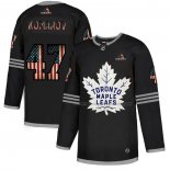 Maillot Hockey Toronto Maple Leafs Leo Komarov 2020 USA Flag Noir