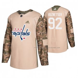 Maillot Hockey Washington Capitals Evgeny Kuznetsov Veterans Day Camouflage
