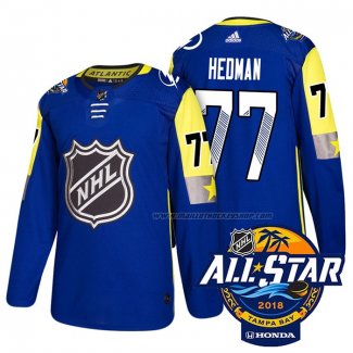Maillot Hockey 2018 All Star Tampa Bay Lightning Victor Hedman Authentique Bleu