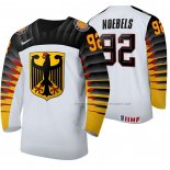 Maillot Hockey Alemania Marcel Noebels Domicile 2020 Iihf World Junior Championship Blanc