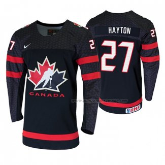 Maillot Hockey Canada Barrett Hayton 2020 Iihf World Junior Championship Noir