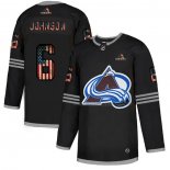 Maillot Hockey Colorado Avalanche Johnson 2020 USA Flag Noir
