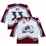 Maillot Hockey Colorado Avalanche Patrick Roy Mitchell & Ness 2000-01 Blanc