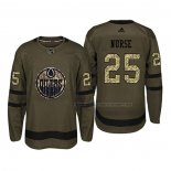 Maillot Hockey Edmonton Oilers Darnell Nurse 2018 Salute To Service Vert Militar