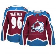 Maillot Hockey Femme Colorado Avalanche Mikko Rantanen Authentique Joueur Maroon
