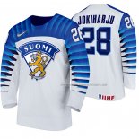 Maillot Hockey Finlandia Henri Jokiharju Domicile 2020 Iihf World Championship Blanc