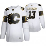 Maillot Hockey Golden Edition Calgary Flames Johnny Gaudreau Limited Blanc