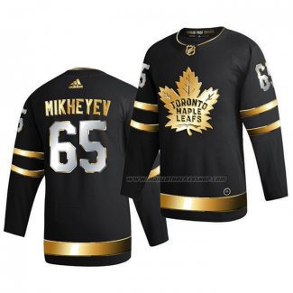 Maillot Hockey Golden Edition Toronto Maple Leafs Ilya Mikheyev Limited Authentique 2020-21 Noir