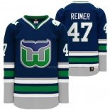 Maillot Hockey Hartford Whalers James Reimer Heritage Night Throwback Bleu