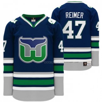 Maillot Hockey Hartford Whalers James Reimer Heritage Night Throwback Bleu