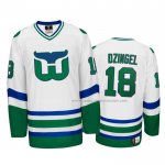 Maillot Hockey Hartford Whalers Ryan Dzingel Heritage Throwback Blanc