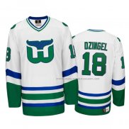 Maillot Hockey Hartford Whalers Ryan Dzingel Heritage Throwback Blanc