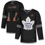 Maillot Hockey Toronto Maple Leafs Wendel Clark 2020 USA Flag Noir